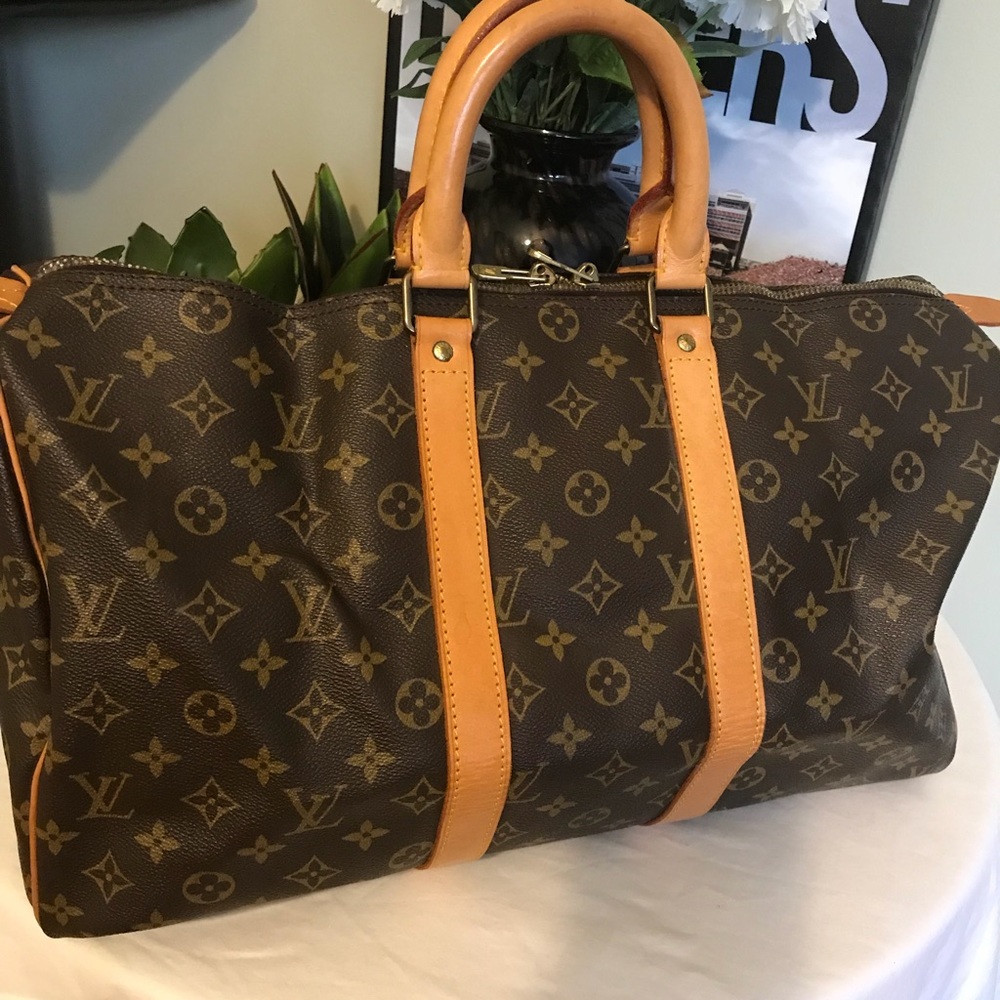 ‼️SOLD‼️traveling bag monogram